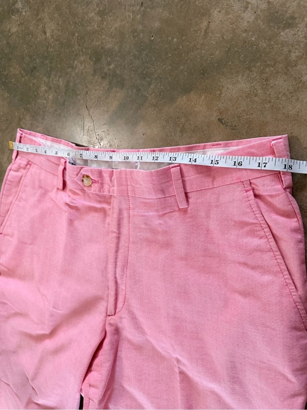 Men Tailored Pastel Pink Chino Trousers Pants Cuff